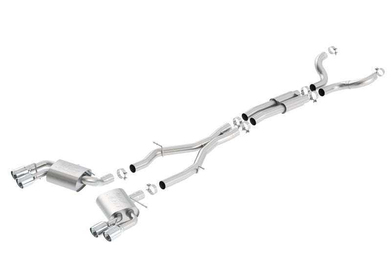 Borla Chevrolet 2016-2017 Camaro 6.2L ATAK Cat-Back with Dual Tips (NPP) Dual Split Rear Exit - photo 2