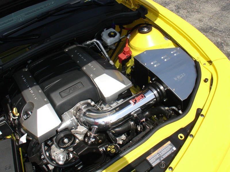 Injen 2010 Camaro 6.2L V8 Wrinkle Black Power-Flow Short Ram Air Intake System (injPF7016WB)