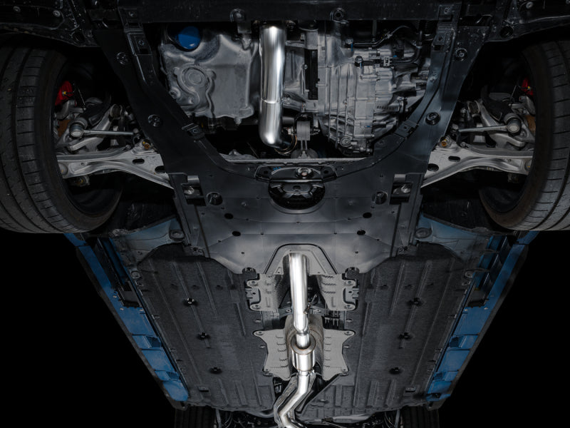 AWE Tuning 2023 Honda Civic Type R FL5 Track Edition Exhaust with Triple Chrome Silver Tips - photo 6