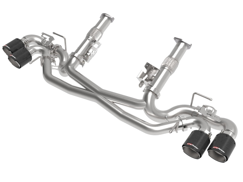 aFe MACH Force-Xp 304 Stainless Steel Cat-Back Exhaust Carbon 2020 Chevrolet Corvette C8 - photo 3