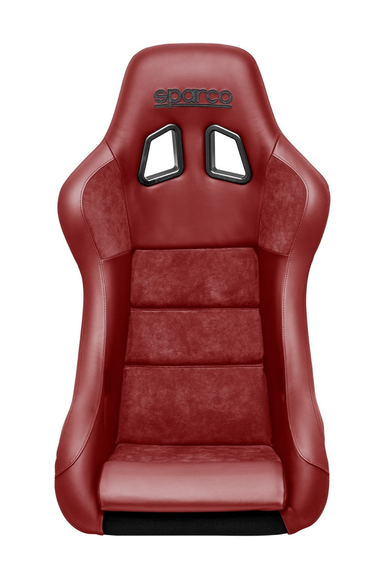 Sparco Seat QRT Performance Leather/Alcantara Red (Must Use Side Mount 600QRT) (008012RPRS)