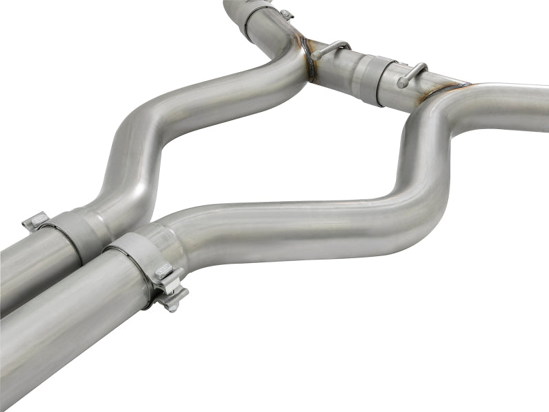 aFe MACH Force-Xp 3in 304 Stainless Steel Cat-Back Exhausts with Polished Tips 2015-2017 Ford Mustang GT V8-5.0L/V6-3.7L - photo 4
