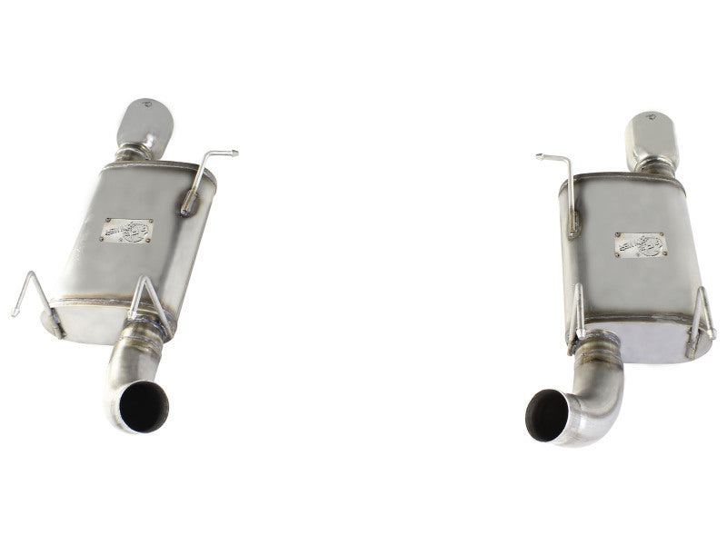 aFe MACH Force-Xp Exhaust 2011-2014 Ford Mustang GT V8-5.0L 3in. SS Axle-Back with Polished Tips - photo 3