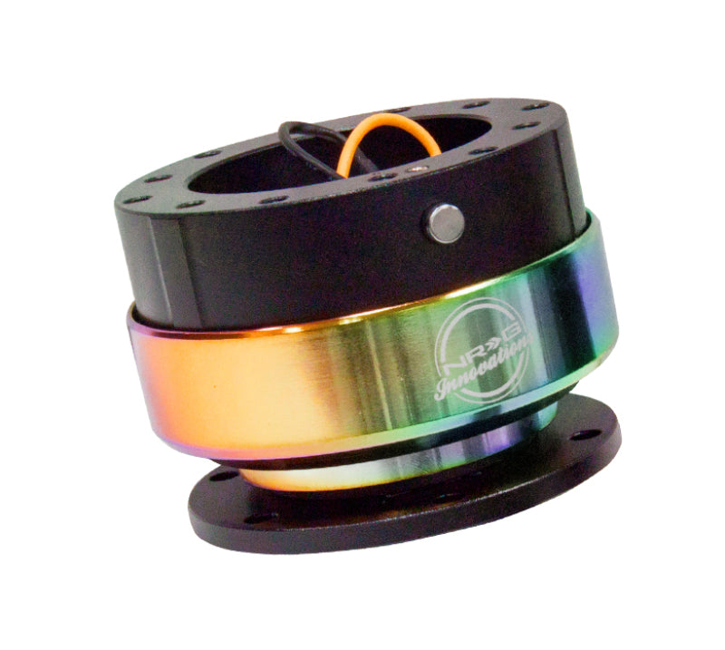 NRG Quick Release Gen 2.0 - Black Body / Neochrome Ring (SRK-200BK-MC)