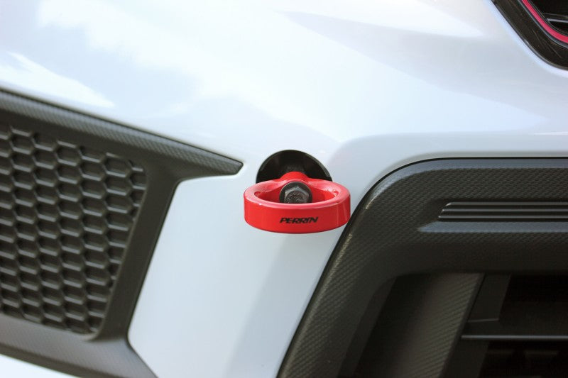 Perrin 18-21 Subaru WRX & STI / 13-25 BRZ / 17-20 Toyota 86 Tow Hook Kit (Front) - Red (PSP-BDY-235RD) - photo 8