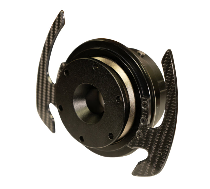 NRG Quick Release Kit Gen 4.0 - Black Body / Black Ring w/ CF Handles (SRK-700CF) - photo 3