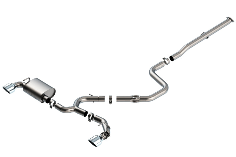 Borla 2019-2020 Hyundai Veloster N 2.0L I4 MT FWD 2DR 3in ATAK Cat-Back Exhaust with SS Tips