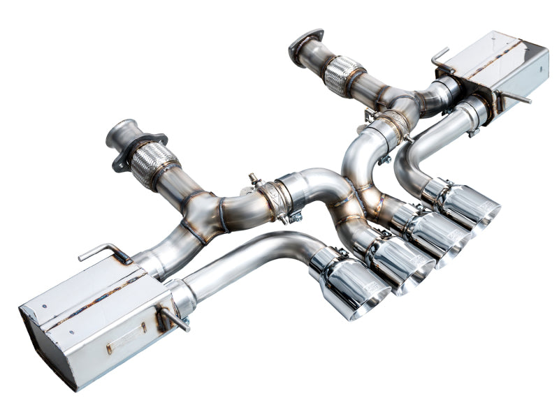 AWE Tuning 2023-2025 Chevrolet C8 Corvette Z06 5.5L SwitchPath Exhaust System - Chrome Silver Tips - photo 3
