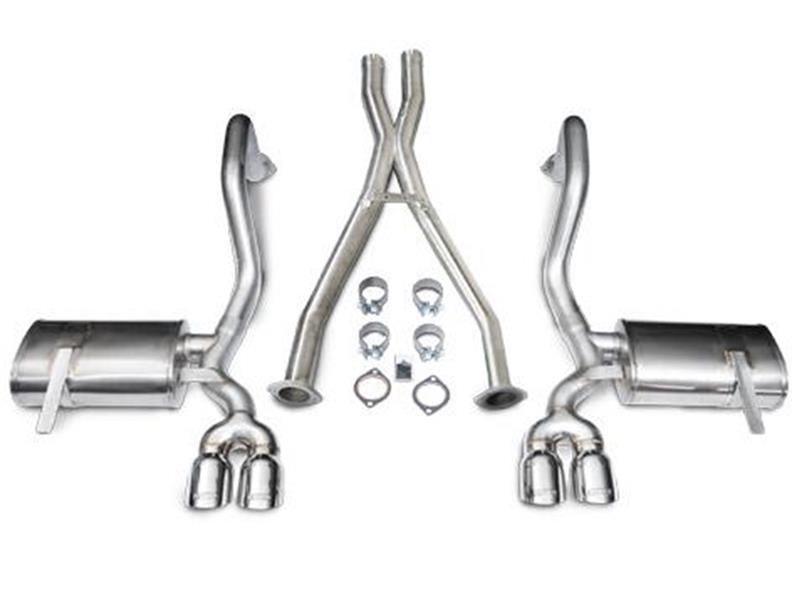CORSA Performance 1997-2004 Chevrolet Corvette C5 Z06 5.7L V8 Polished Xtreme Cat-Back + XO Exhaust - photo 4