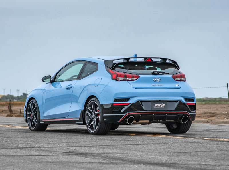 Borla 2019-2020 Hyundai Veloster N 2.0L I4 MT FWD 2DR 3in ATAK Cat-Back Exhaust with SS Tips - photo 3