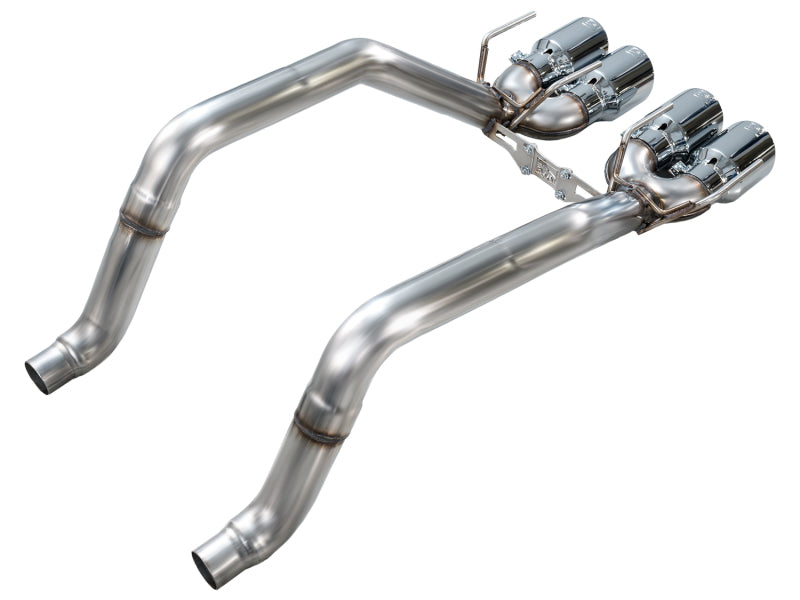 AWE Tuning 2009-2013 Chevrolet Corvette 6.2L Track Edition Axle-Back Exhaust with Chrome Silver Tips - photo 3