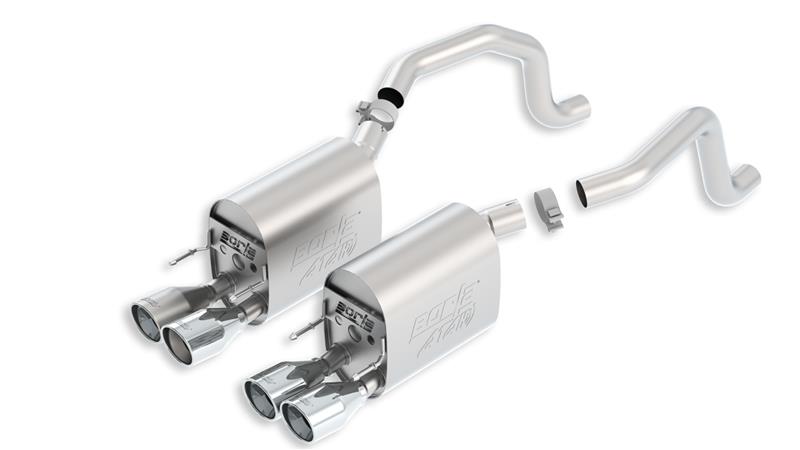 Borla 2009-2012 Chevrolet Corvette C6 Coupe/Convertible 6.2L 8cyl Aggressive ATAK Exhaust - photo 4