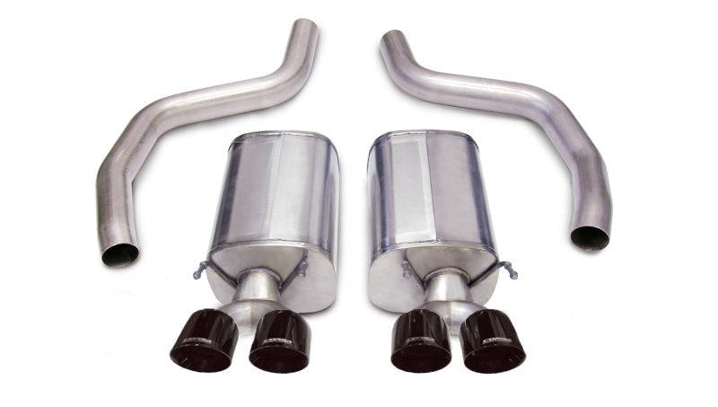 CORSA Performance 2006-2013 Chevrolet Corvette C6 Z06 7.0L V8 Black Sport Axle-Back Exhaust - photo 2
