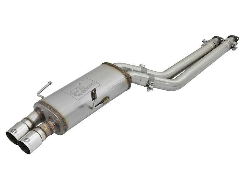 aFe MACH Force-Xp Exhausts 2.5in Stainless Steel Cat-Back with Polished Tips 1996-1999 BMW M3 L6 3.2L
