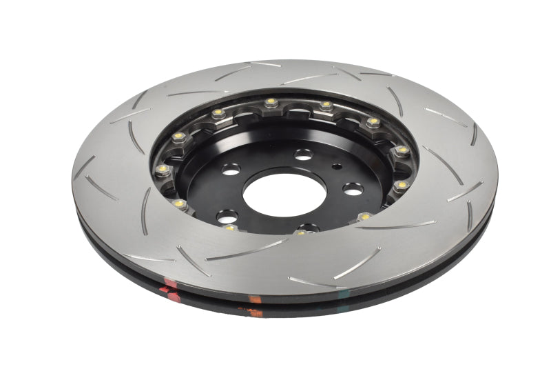 DBA Tesla Model 3 5000 Series T3 Slotted 2-Piece Rear Brake Rotor, Black Hat (DBA53943BLKS)