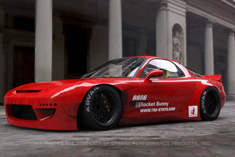 GReddy 1993-1995 Mazda RX-7 Rocket Bunny Full FD3S Wide-Body Aero Kit Ver. 2 - photo 7