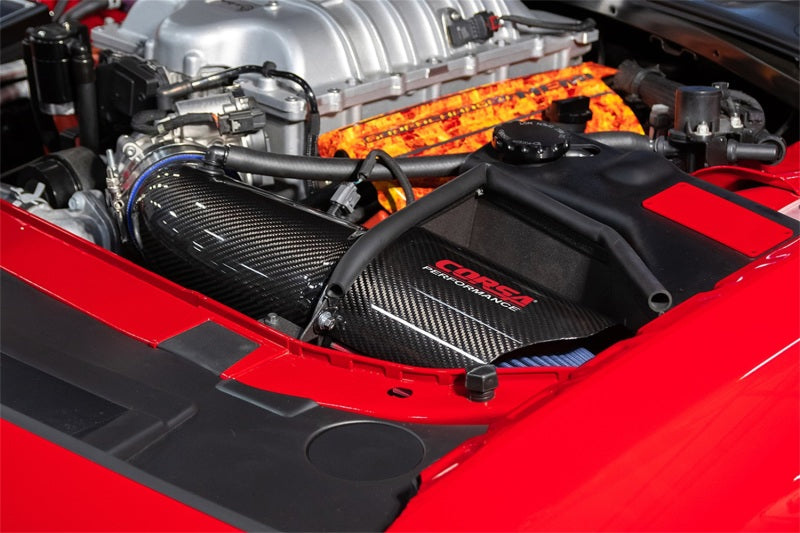 CORSA Performance 2019-2023 Dodge Challenger SRT/Hellcat/Redeye/Demon Carbon Fiber Air Intake w/ DryTech Filter (cor44004D) - photo 5