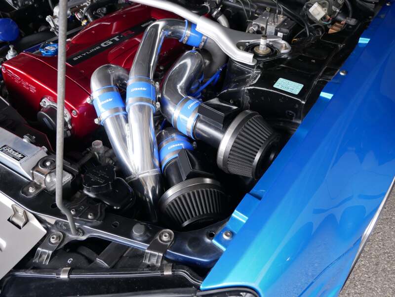 GReddy 1995-2002 Nissan Skyline GT-R BCNR33/BNR34 Twin Airinx AY-S Intake Kit w/ 80mm Z32 Airflow Meters (gre11920264)