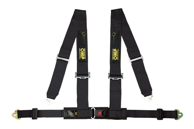OMP 4 POINTS ECE Harness - RACING 4M ECE 2208 Red (DA0-0508-B01-061)