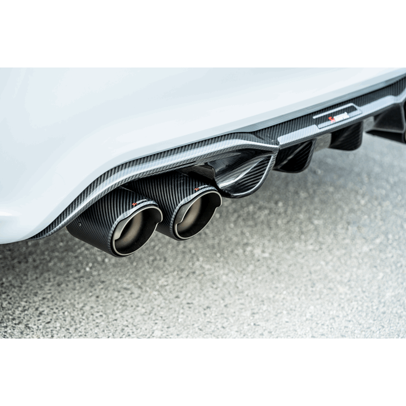 Akrapovic 2018+ BMW M2 Competition/M2 CS (F87N) Slip-On Line (Titanium) with Carbon Fiber Tips - photo 3