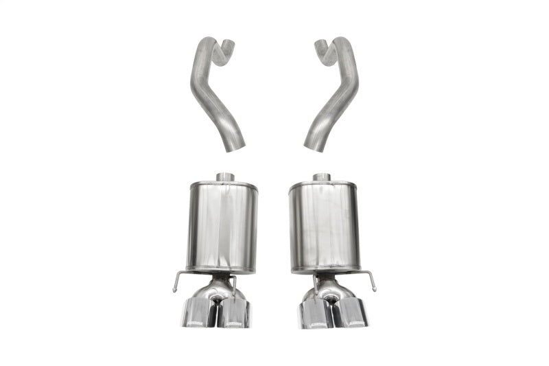 CORSA Performance 2005-2007 Chevrolet Corvette (C6) 6.0L/6.2L Polished Xtreme Axle-Back Exhaust with 4.5in Tips - photo 4