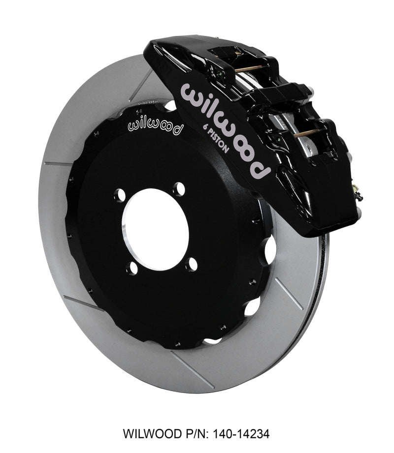 Wilwood 2016+ Mazda MX-5 Miata ND Dynapro 6 Front Big Brake Kit (12.88in) - Black / Slotted