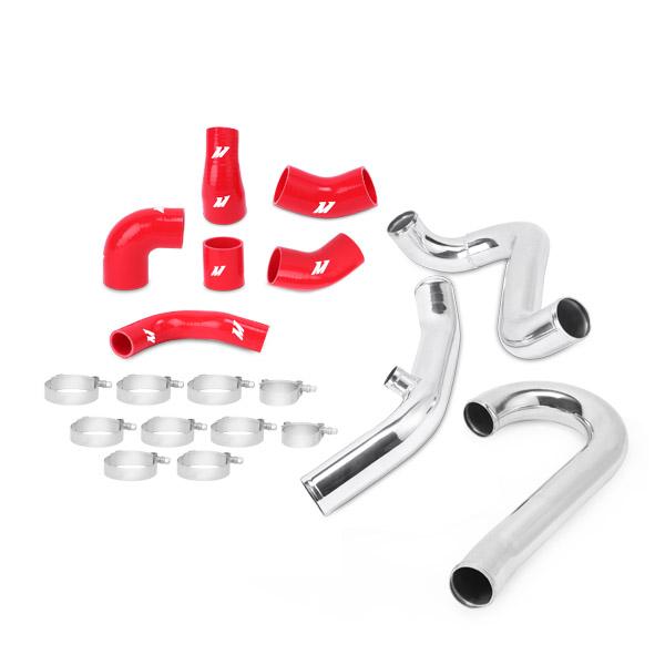 Mishimoto 2014+ Ford Fiesta ST Hot-Side Intercooler Pipe Kit - Wrinkle Black