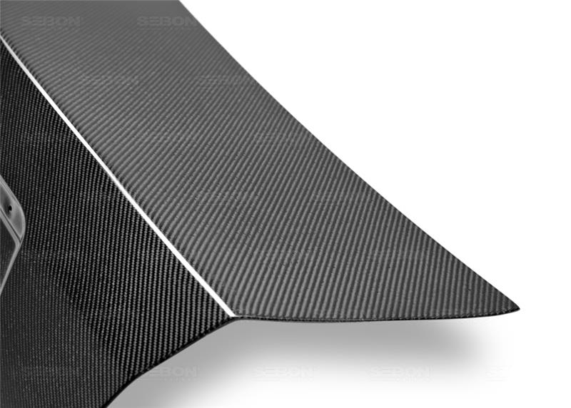 Seibon 2008-2010 Subaru Impreza/WRK/STI 4dr OEM-style Carbon Fiber Trunk Lid - photo 4
