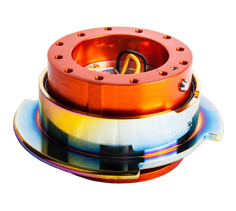 NRG Quick Release Gen 2.5 - Orange Body / Neochrome Ring (SRK-250OR/MC) - photo 3