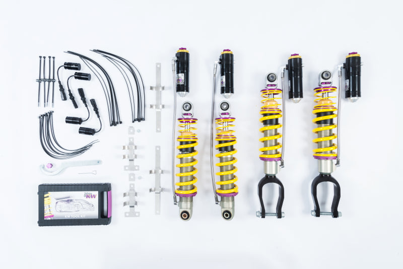 KW V4 Coilover Kit Bundle for Audi R8 (4S) Coupe/Spyder w/ Magnetic Ride (3A7100AN)