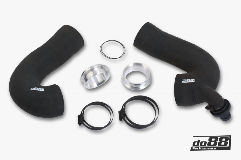 do88 2019-2025 Porsche 911 Carrera (992.1/992.2) Turbo Inlet Hoses for OEM/do88 66mm Airbox (dobDO88-KIT212ST-OE-66)