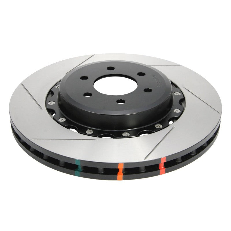 DBA Dodge Viper 5000 Series T3 Slotted 2-Piece Front Brake Rotor, Black Hat (DBA52448BLKS)