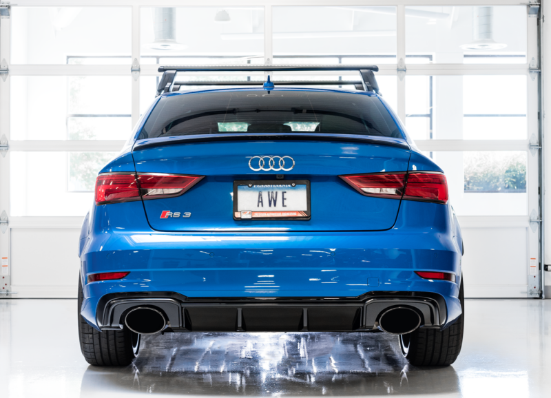 AWE Tuning 2017-2019 Audi RS3 8V SwitchPath Exhaust with Diamond Black RS-Style Tips