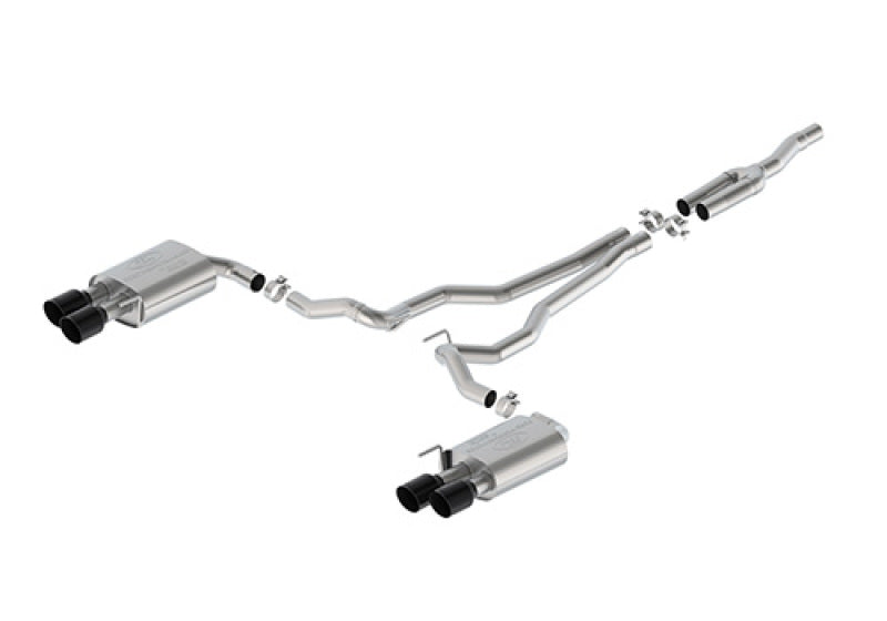 Ford Racing 2024 Mustang 2.3L Extreme Non-Active Cat-Back Exhaust with GT Valance - Black Tip - photo 4