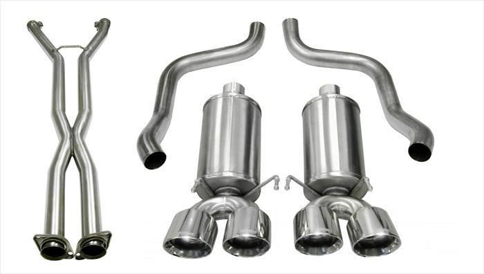 CORSA Performance 2009-2013 Chevrolet Corvette (C6) 2.5in Xtreme Cat-Back Exhaust - 3.5in Twin Tips - photo 4