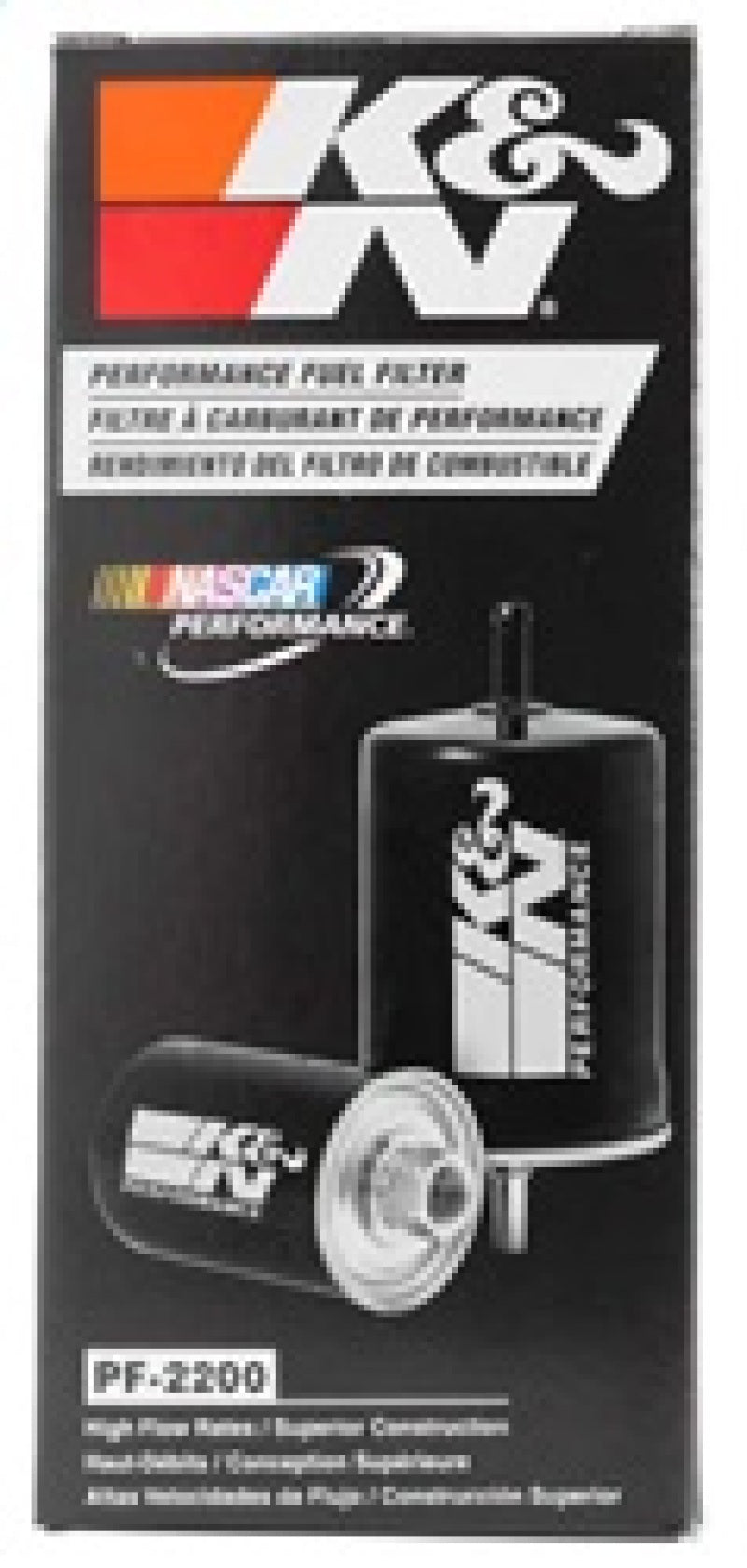 K&N Engineering Cellulose Media Fuel Filter 3in OD x 5.625in L