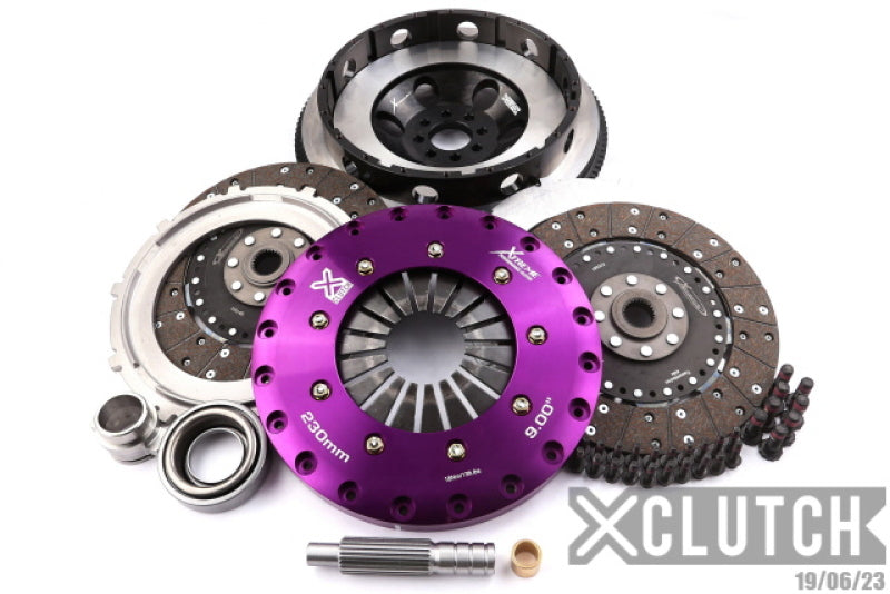 XCLUTCH 03-06 Nissan 350Z 3.5L 9in Twin Solid Organic Clutch Kit
