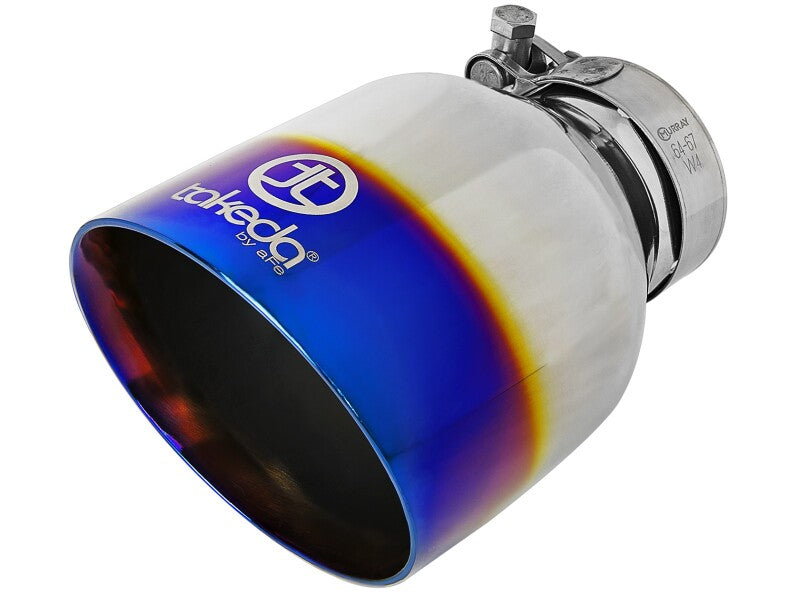 aFe Takeda Exhaust Axle-Back 2013-2015 Scion FRS / Subaru BRZ 304 Stainless Steel Blue Flame Dual Tips Exhaust - photo 5