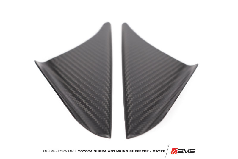 AMS Performance 2020+ Toyota GR Supra Anti-Wind Buffeting Kit - Matte Carbon (amsAMS.38.06.0002-2)