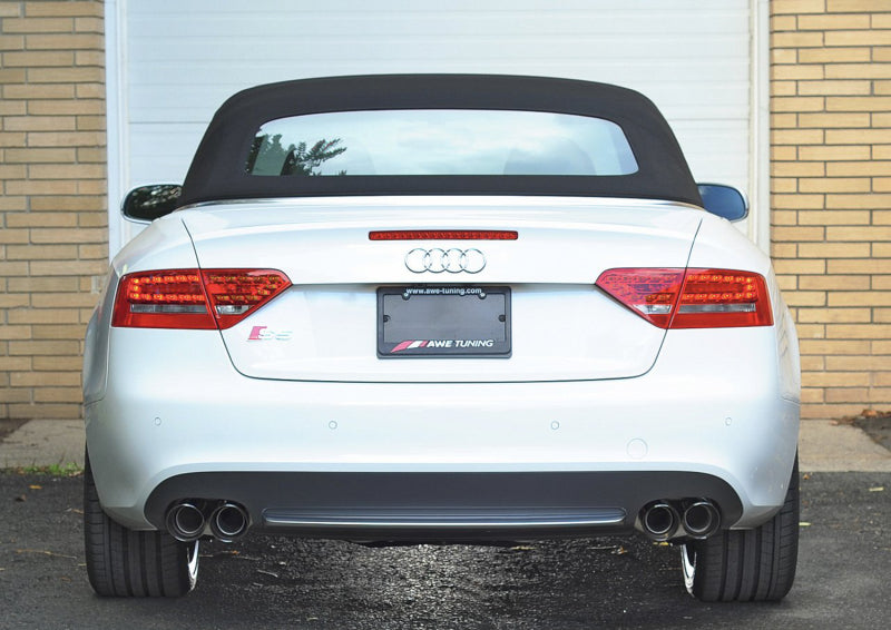 AWE Tuning B8 / B8.5 S5 Cabrio Touring Edition Exhaust - Resonated - Diamond Black Tips - photo 4