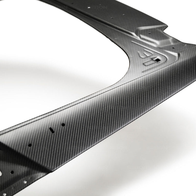 Seibon 2017+ Honda Civic Type R Hatchback OEM Dry Carbon Fiber Trunk Lid - photo 5