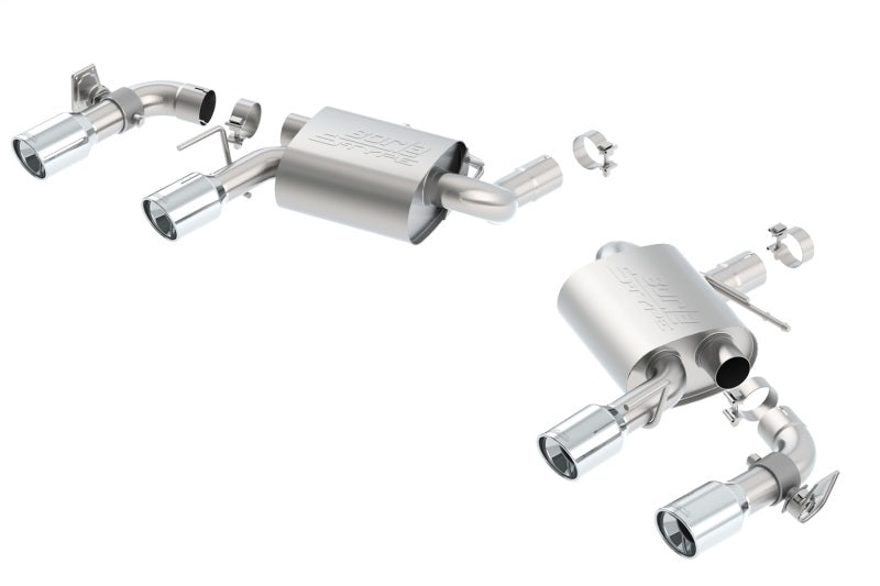 Borla 2016 Chevrolet Camaro SS 6.2L with Dual NPP S-Type Quad RD RL Tips Dual Exit Rear Section Exhaust - photo 2