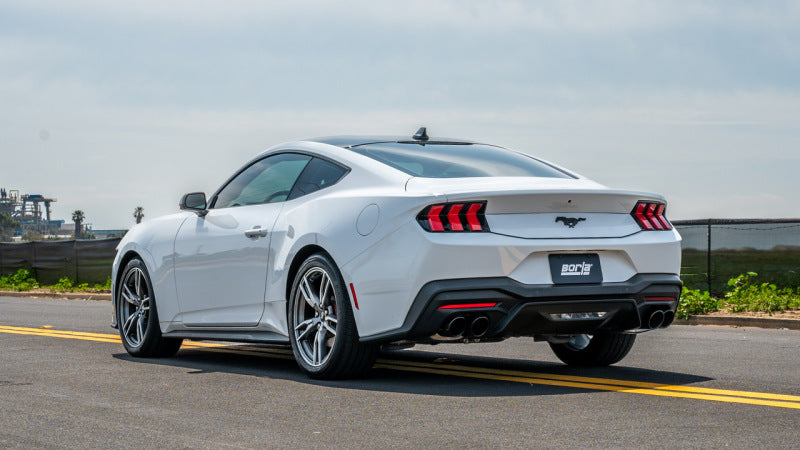 Borla 2024 Ford Mustang Ecoboost 2.3L ATAK Cat-Back Exhaust Black Chrome with Quad Tip - Non-Active - photo 2