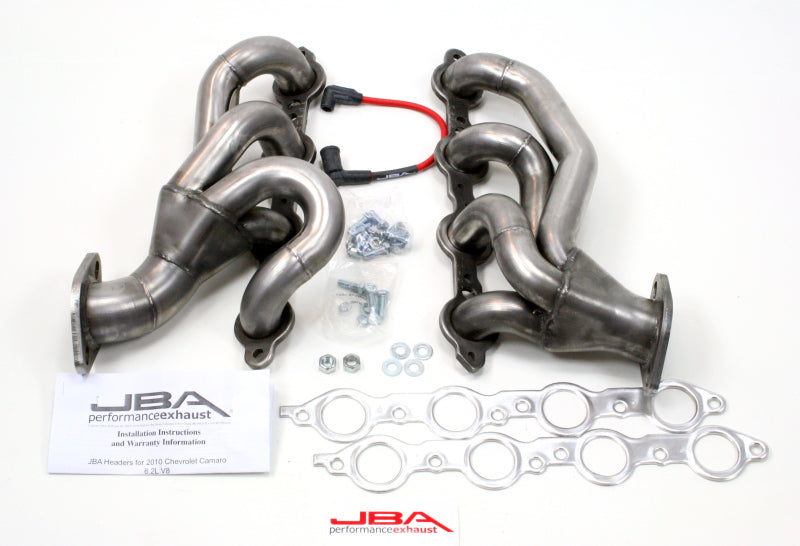 JBA 2010-2015 Chevrolet Camaro 6.2L LS 1-3/4in Primary Raw 409 Stainless Steel Cat4Ward Header