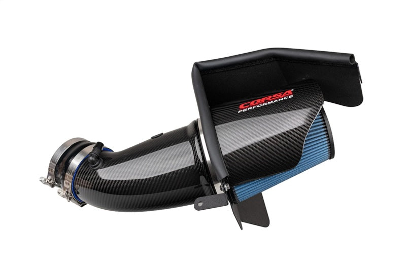 CORSA Performance 2019-2023 Dodge Challenger SRT/Hellcat/Redeye/Demon Carbon Fiber Intake w/ MaxFlow Oiled Filter (cor44004)