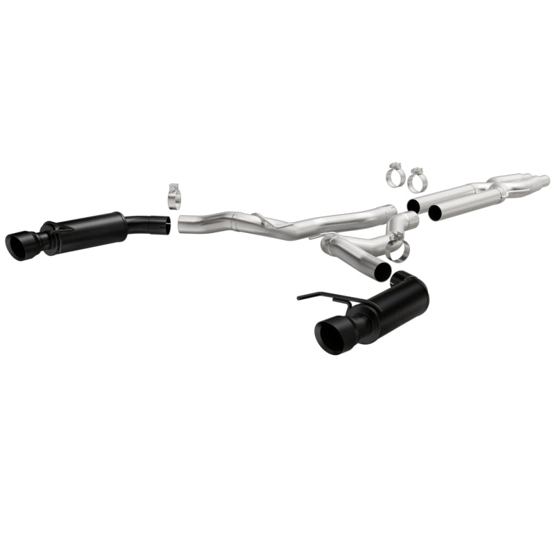 Magnaflow Cat-Back 2015-2016 Ford Mustang 5.0L V8 Competition SS 3in Dual Split Rear 4.5in Black Tips