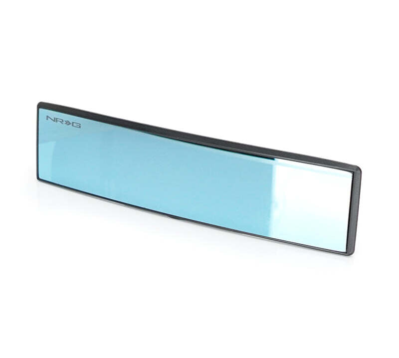 NRG 300mm Wide Panorama Clip-on Rearview Mirror - Convex w/ Blue Tint (IM-300CBL)