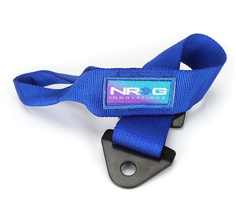 NRG Universal Tow Strap 24in Adjustable - Blue (TOW-10BL)