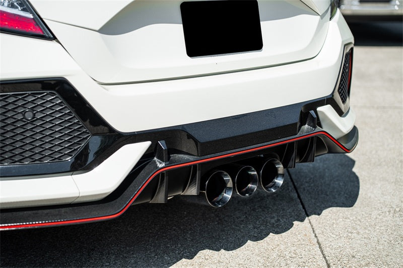CORSA Performance 2017-2021 Honda Civic Type R Xtreme Cat-Back Tri Rear Exit with 4.5in Black Pro-Series Tips - photo 3