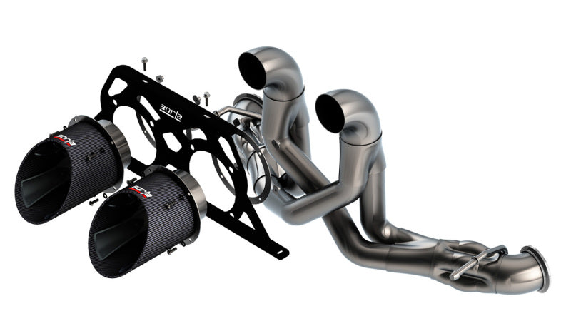 Borla 2017-2022 Ford GT 3.5L V6 AT/MT RWD 2DR 3-2in ATAK Cat-Back 5in Dual Round Angle Cut CF Tips